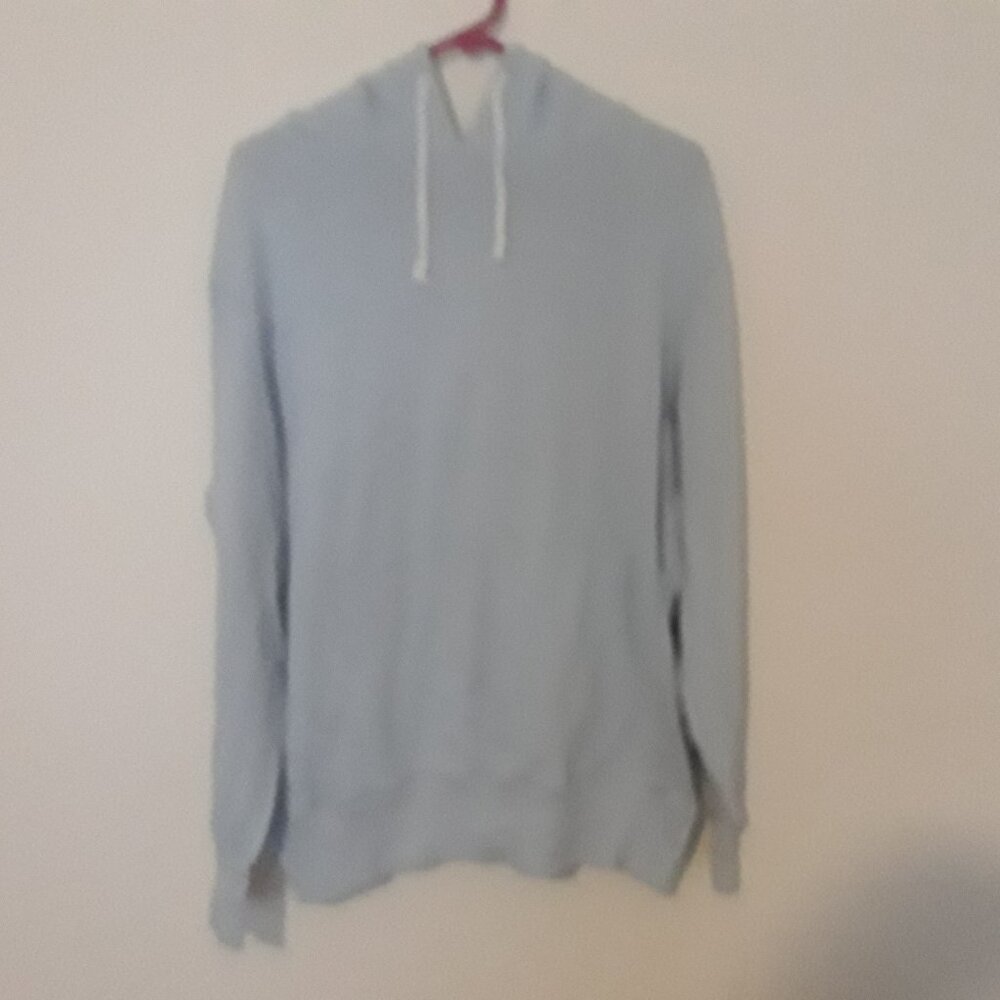 Tha Lounge Life womens medium lavender drawstring hoodie sweatshirt w/fr pockets